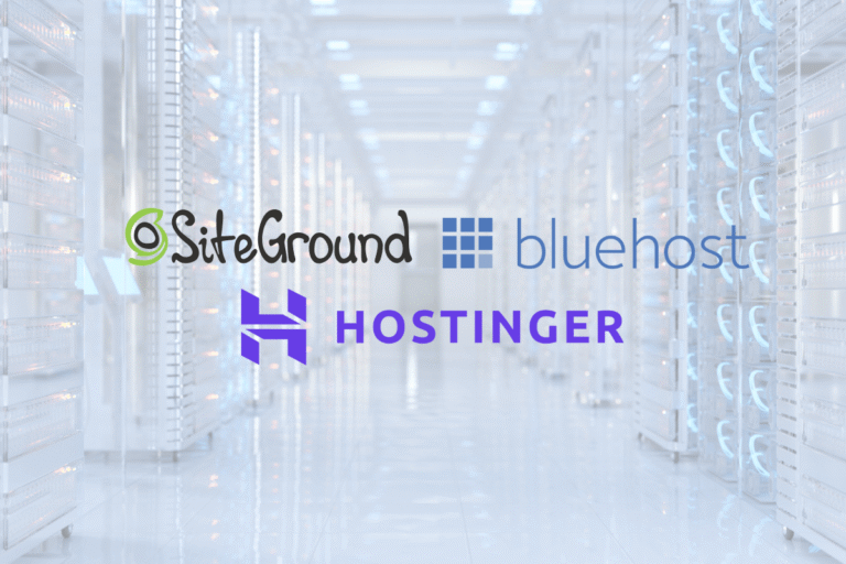 Hostinger vs Bluehost vs SiteGround